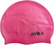 Amila Silicone Adults Swimming Cap Pink
