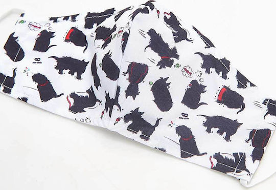 Eco Chic Face Cover White Scatty Scotty 1τμχ