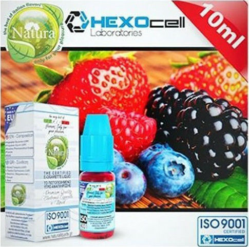 Hexocell Fertige Nachfüllflüssigkeit Forest Pleasures Fruit Mix mit Fruchtig Geschmack 6mg 10ml