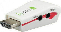 Techly 022236 HDMI male σε 2.5mm / VGA female Techly 022236 HDMI male σε 2.5mm / VGA female
