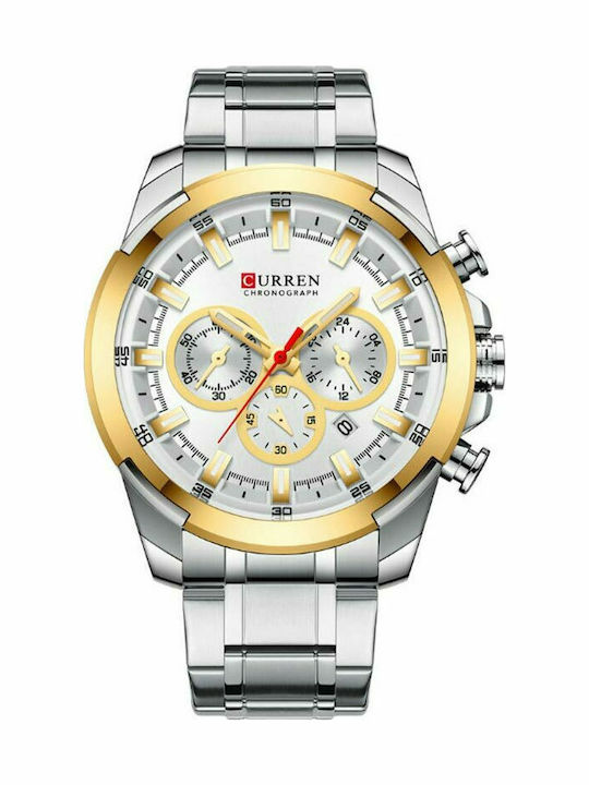 Curren Men's Watch 48mm Chronograph Battery wit...