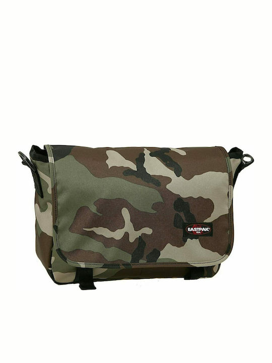 Eastpak Messenger Camo Schulranzen Schulter Junior High-High School in Khaki Farbe 12Es