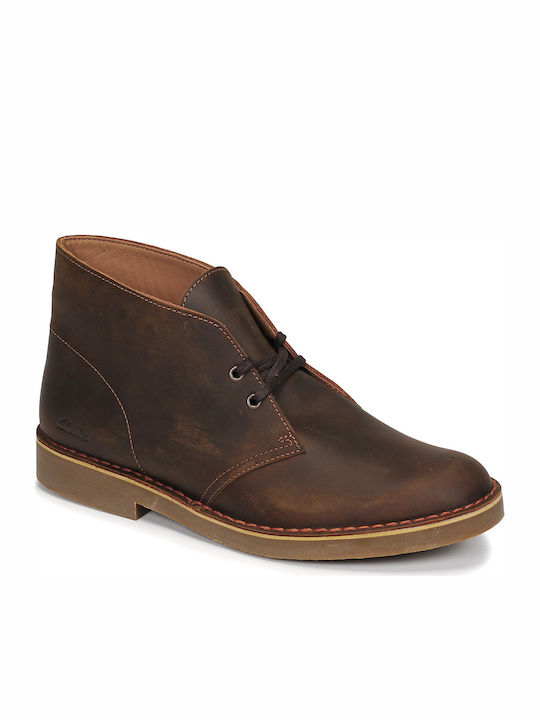 Clarks Desert Boot 2 Δερμάτινα Καφέ Ανδρικά Μποτάκια