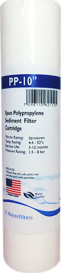 QWaterFilters Under Sink Water Filter Replacement made of Polypropylene 10" 20 μm