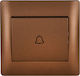Elmark Rhyme Complete Wall Push Bell Button wit...