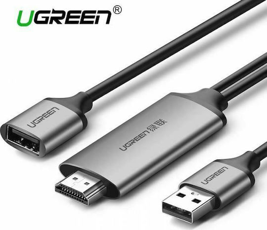 Ugreen HDMI-Kabel Männlich - USB-A-Buchse 1,5m Schwarz