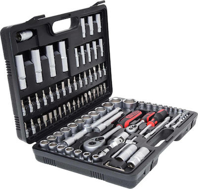 Ks Tools Set Ratchet 1\2" & 1\4" 96pcs