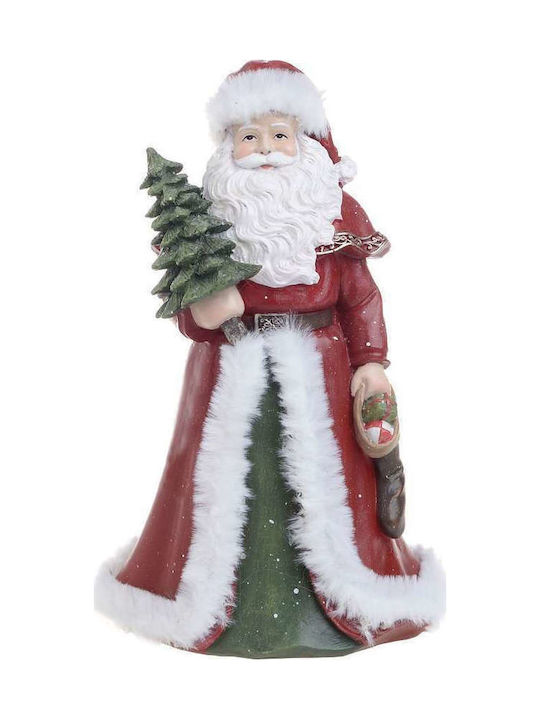Dekorativer Weihnachtsmann Mehrfarbig aus Kunststoff 23x14x12cm