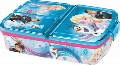 Stor Frozen Kids Lunch Plastic Box Turquoise