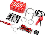 Survival Case Survival Kit Emergency Box with Knife