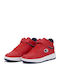 Mid Cut Shoe Rebound Vintage Mid B Ps Kids Basketball Shoes Red