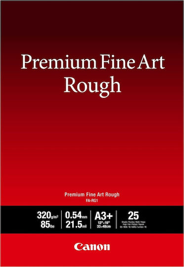Canon FA-RG1 Hârtie Foto Premium Fine Art Smooth A3+ 320gr/m² pentru Imprimante Jet de cerneală 25 de hârtie fotografică