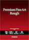 Canon FA-RG1 Photo Paper Premium Fine Art Rough A4 (21x30) 320gr/m² for Printers Inkjet 25 Sheets
