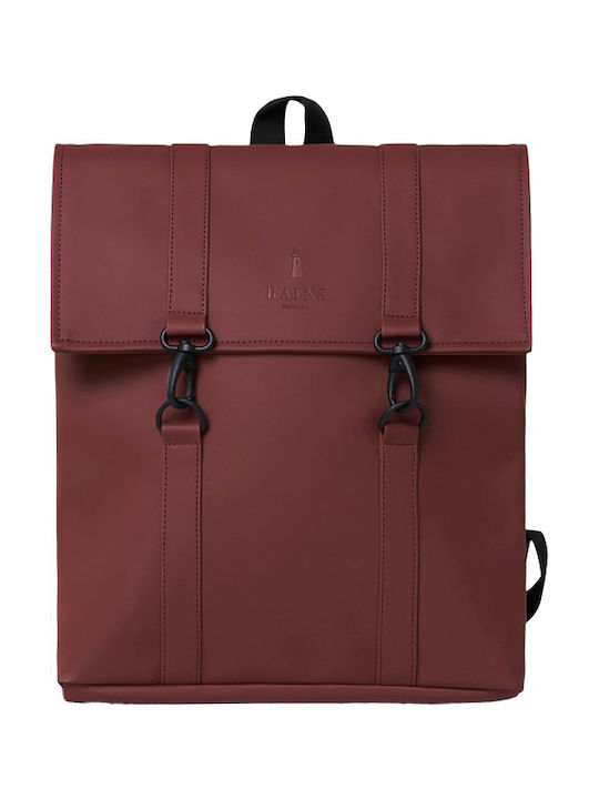 Rains MSN Mini Bag Fabric Backpack Burgundy 1357 11 Skroutz.cy