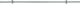 Perk Sports Ίσια Μπάρα Φ28mm 7.5kg Μήκους 140cm με Βιδωτά Κολάρα