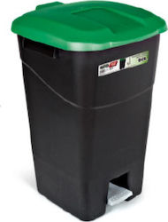 Tayg Plastic Coș de gunoi Deșeuri cu Pedală 50lt Negruț