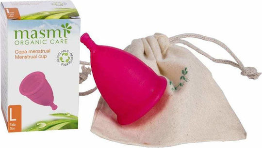 Masmi Organic Care Menstruationsbecher Groß Fuchsia