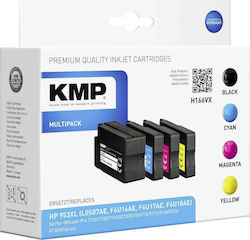 KMP H166VX Συμβατό Πακέτο HP 953XL Πολλαπλό (Color) / Μαύρο KMP H166VX Συμβατό Πακέτο HP 953XL Πολλαπλό (Color) / Μαύρο