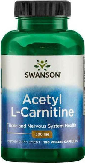 Swanson Acetyl L-Carnitine 500mg 100 veg. caps