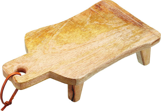 Kitchen Craft Πλατώ Σερβιρίσματος με Χειρολαβή Ξύλινο 35x20εκ.