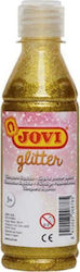 Jovi Glitter Tempera Colour Paint Bottle 500ml Gold