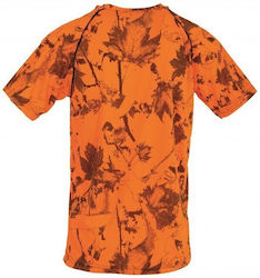 Dispan T-Shirt Microfiber Camo Orange