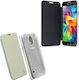 Krusell Boden Flipcover Book Synthetic Leather White (Galaxy S5 mini)