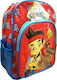 Gim Jake Schulranzen Rucksack Kindergarten Rot mit Flaschenhalter
