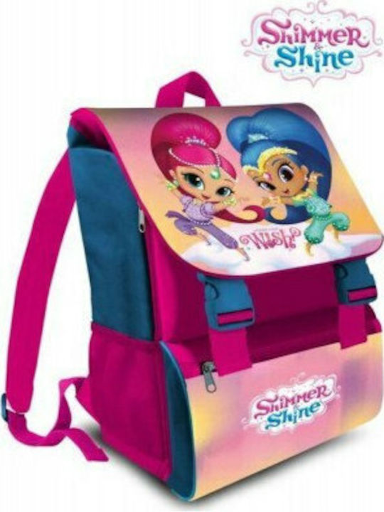 Shimmer And Shine School Bag Backpack Kindergarten in Purple color