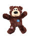 Kong Wild Knots Bear Cuddly Dog Toy With Sound Small / XSmall 1 Piece (Various Colors)