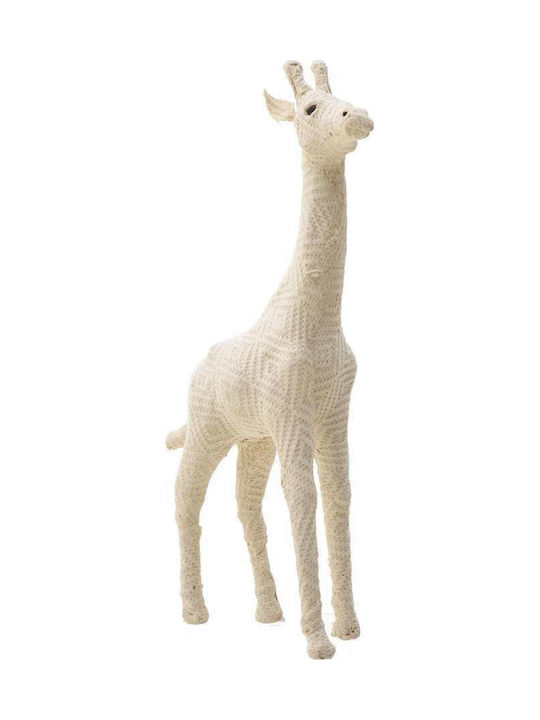 Inart Dekorative Giraffe aus Stoff 26x9x48cm 1Stück