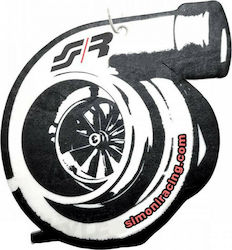 Simoni Racing Car Air Freshener Tab Pendand Turbo Vanilla