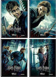Harry Potter Spiral Caiet Cu dungi A4 90 de Foi 3 de Subiecte Harry Potter 1buc (Diverse modele/culori)