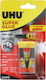 UHU Υγρή Κόλλα Στιγμής Super Glue Minis 3gr 4τμχ x (1 Συσκευασία) Διάφανη