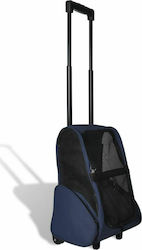 vidaXL Waterproof Dog/Cat Carrying Blue Trolley for 10kg Pets L40xW25xH53cm