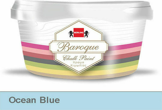 Berling Baroque Chalk Paint Colour Ocean Blue 500ml 111528.05L