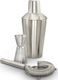 Pulltex Σετ Cocktail Shaker, Strainer, Δοσομετρητής 3τμχ 101602