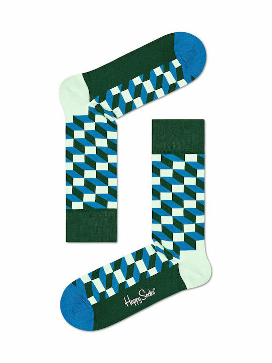 Happy Socks Filled Optic Men's Patterned Socks ...
