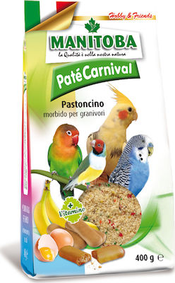 Manitoba Pate Carnival Eggfood for Canaries Pastoncino 400gr