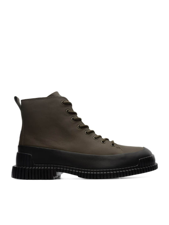 Pix Leather Khaki Boots Anatomical