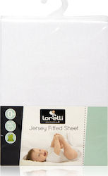 Lorelli Baby Crib Mattress Protector White with Envelope Cover 60x120εκ.