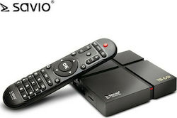 Savio TV Box TB-G01 με WiFi USB 2.0 / USB 3.0 2GB RAM και 16GB Αποθηκευτικό Χώρο με Λειτουργικό Android