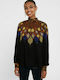 Desigual Georgina Women's Blouse Long Sleeve Black