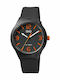 Q&Q Women's Watch with Black Rubber Strap