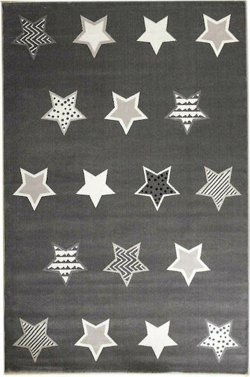 Ezzo Kids Synthetic Rug A168 160x230cm 12mm Grey