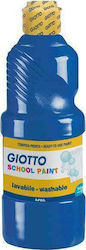 Giotto School Paint Tempera de Pictură Albastru în Sticlă 500ml 1buc 000114472