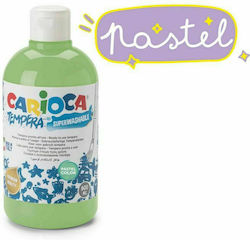 Carioca Tempera Τέμπερα Ζωγραφικής Pastel Green σε Μπουκάλι 500ml