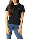 Tommy Hilfiger Femeie Tricou Negru