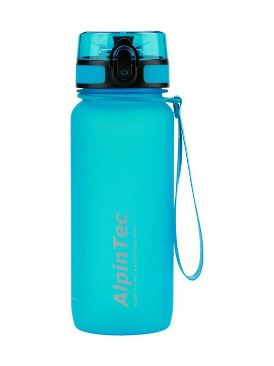 AlpinPro Αθλητικό Παγούρι Πλαστικό 650ml Τιρκουάζ