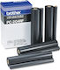 Brother PC-204RFB Compatible Ribbon Ink Cartridge for Bruder Schwarz 450 4Stück (PC-204RF)